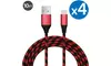 4-Pack Samsung Galaxy S8 S9 S10 Note 8 9 USB-C Type C Data Sync & Charger Cable