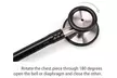 Dual Head Stethoscope with Hard Case Stainless Steel Chestpiece  - Second Medium