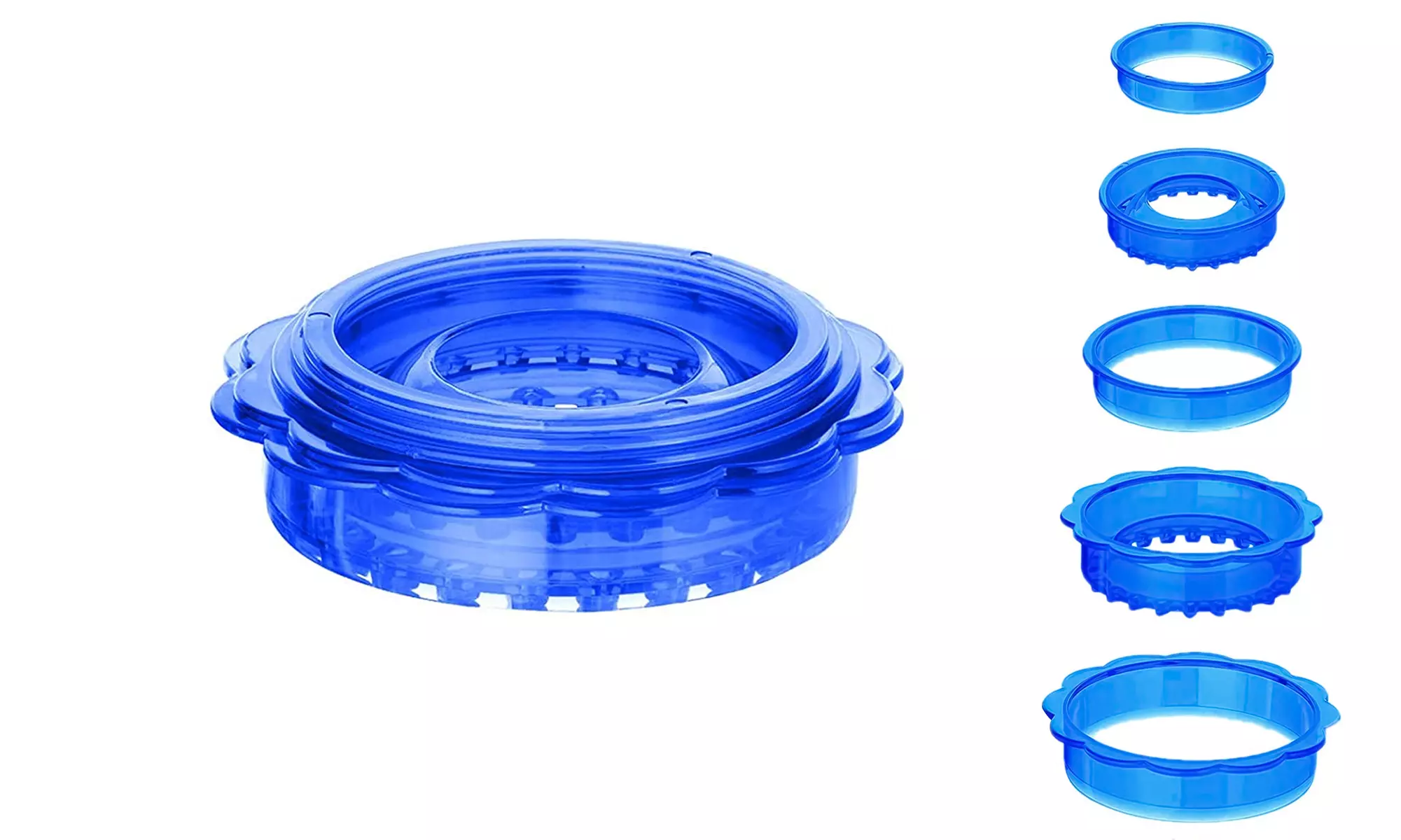 5 in 1 Sandwich Cutter and Sealer Sandwich Decruster Press Mold for Kids - Second Medium