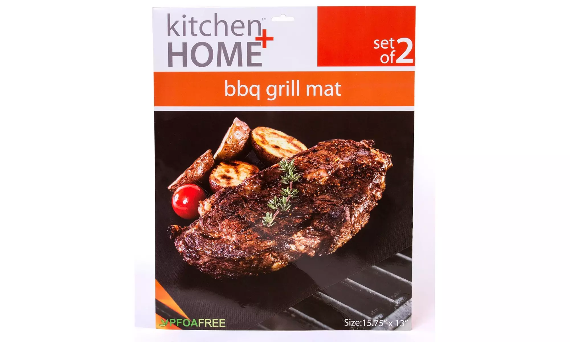 Grill Mats - Set of 2 Non-Stick Heavy Duty Reusable BBQ Grilling Tool - Primary Image