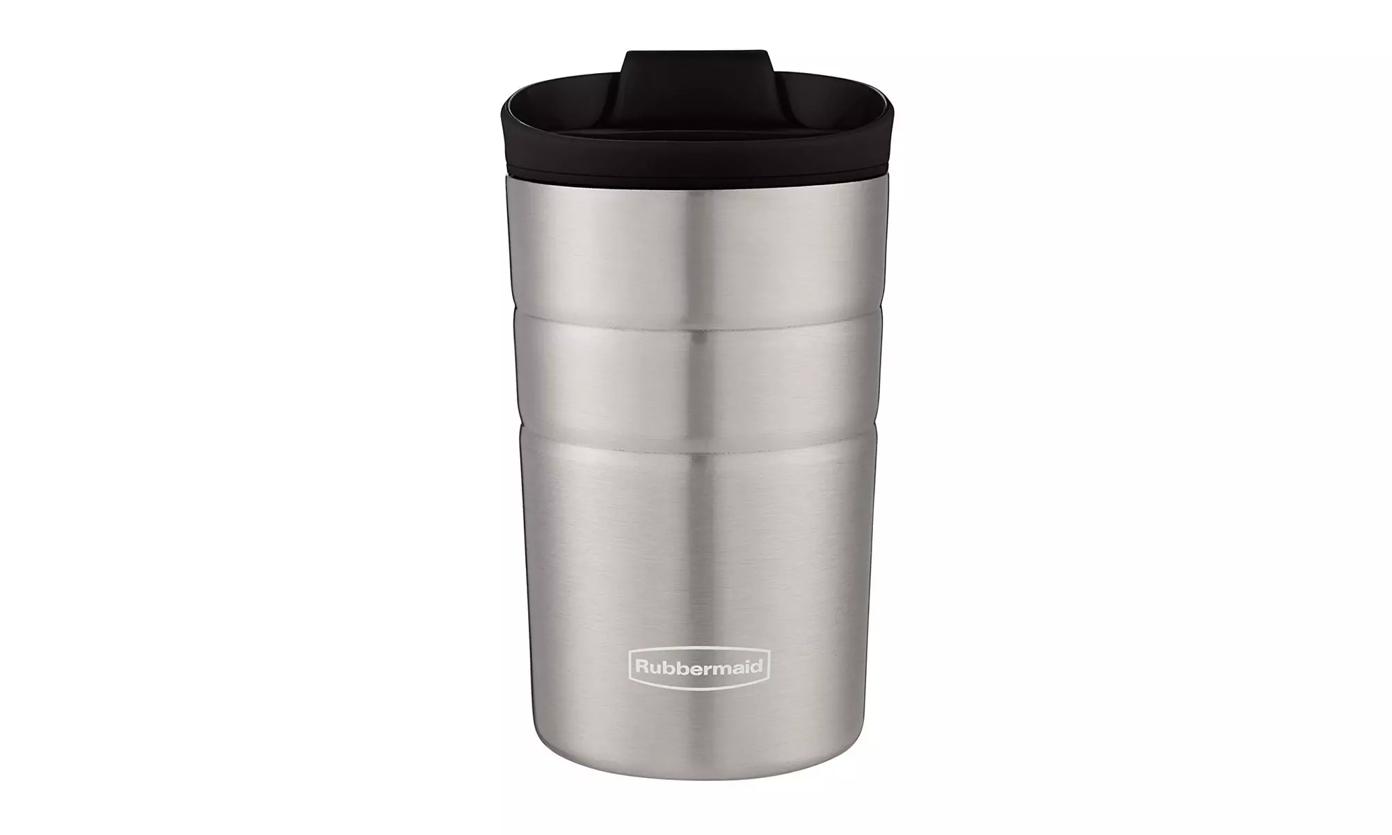 Rubbermaid Leak Proof Flip Lid Thermal Bottle, 10 oz., Black - Primary Image