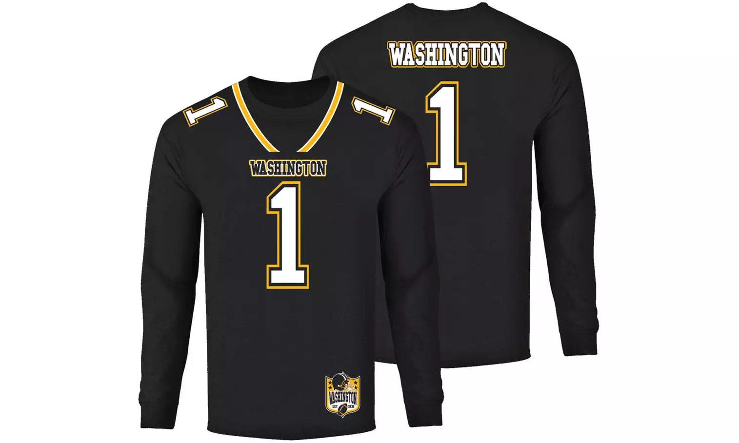 Men's Football Team Jersey Long Sleeve Shirts