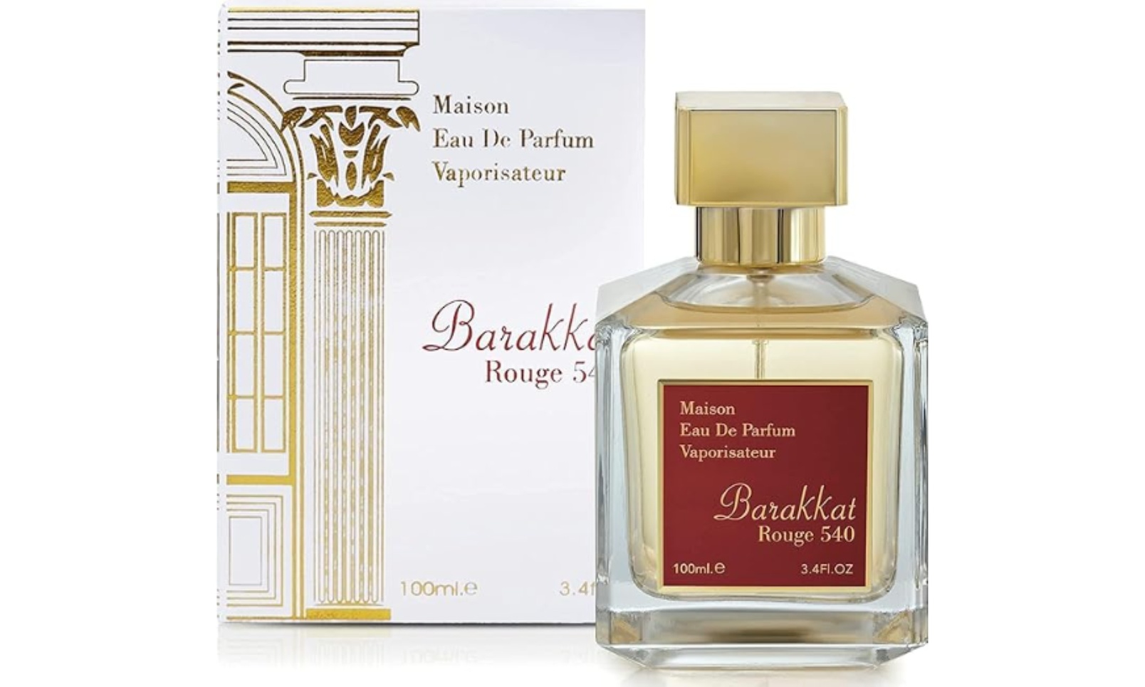 Fragrance World Barakkat Rouge 540 Eau de Parfum 3.4 Fl. Oz.