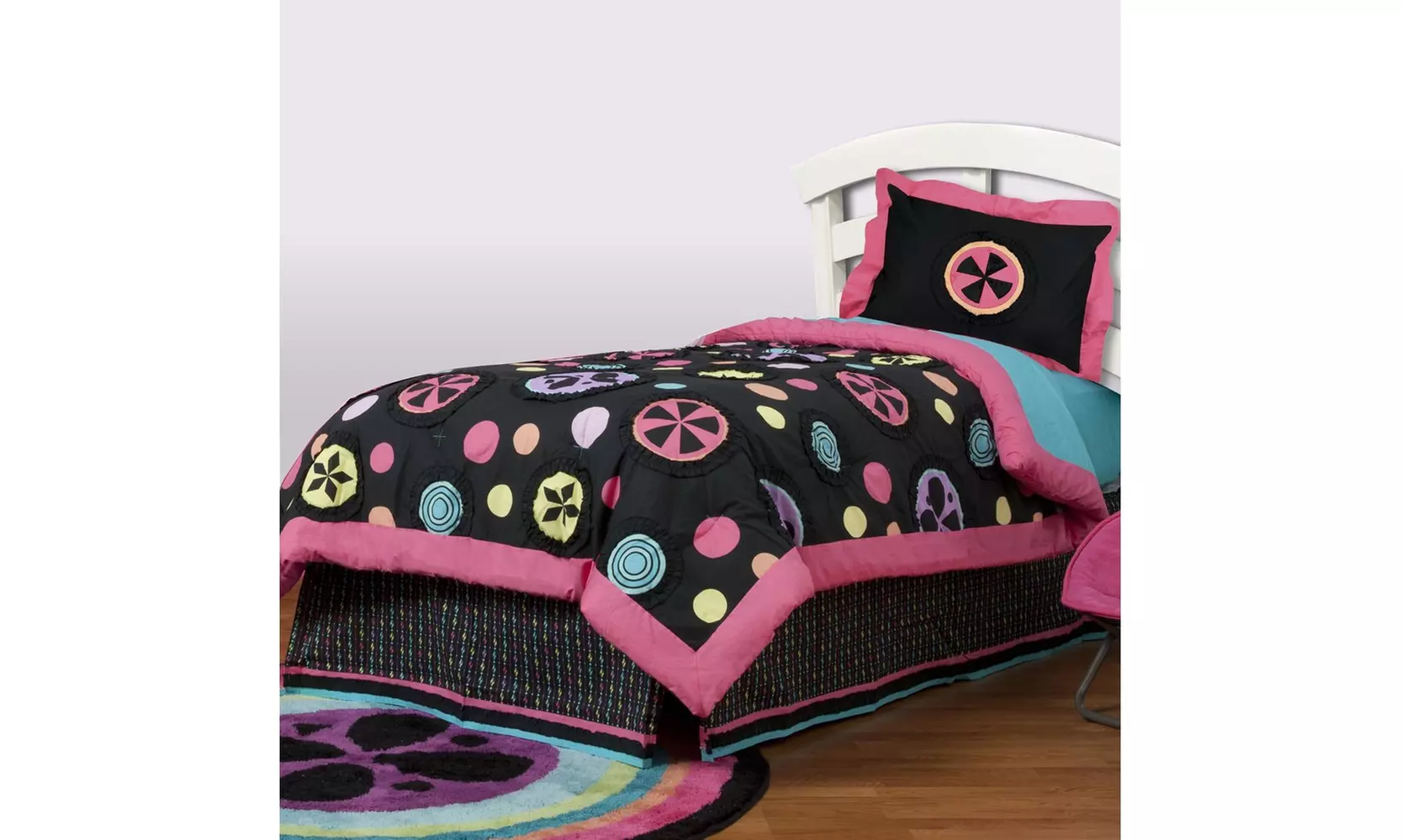 One Grace Place 10-24121 Magical Michayla&apos;s 3 Piece Twin Bedding Set - Primary Image