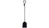 Panacea 15510 Black Twisted Steel Fireplace Shovel