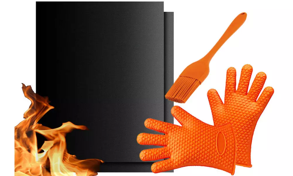 Summer Cooking BBQ and Grill Tools Set (2- or 5-Piece) - Second Medium