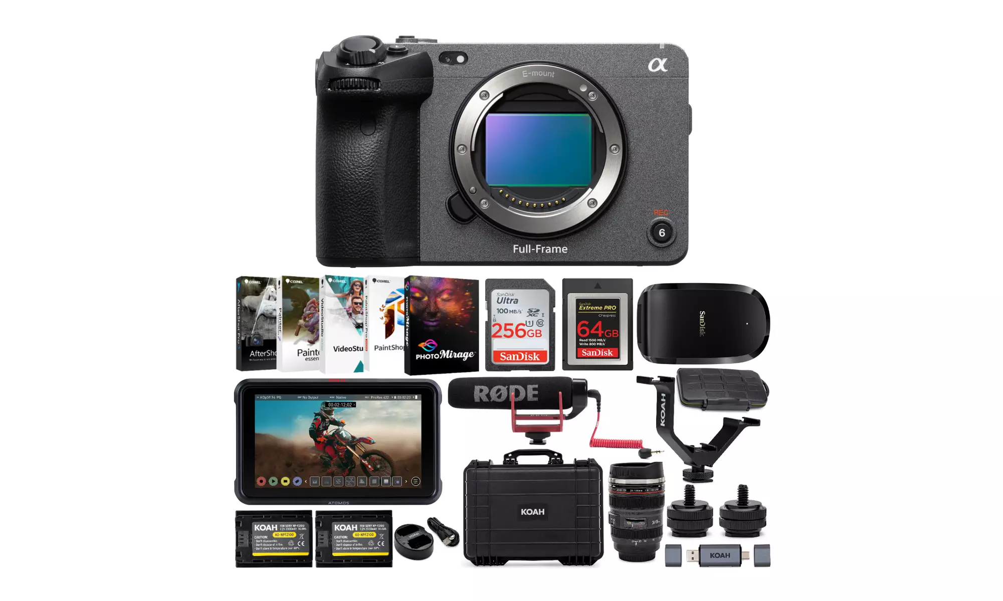 Sony FX3 Full-Frame Cinema Camera Video Production Bundle - Primary Image