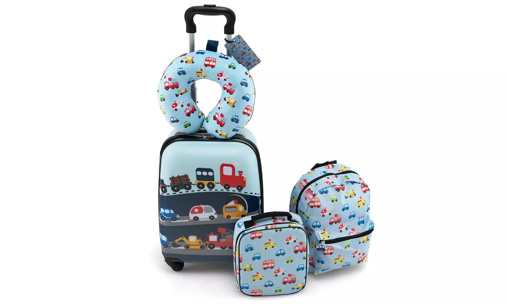 Costway Five-Piece Costway Kids Luggage Set 