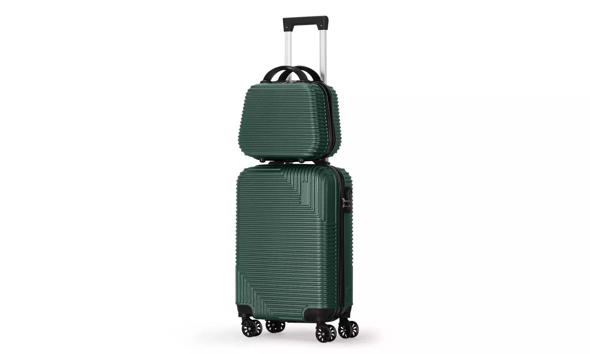 Dual Spinner Hard-Sided Carry-On Two-Piece Luggage Set