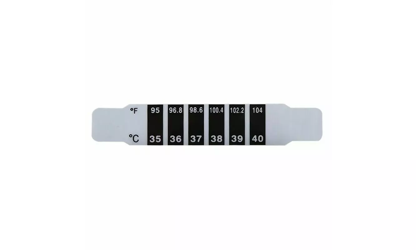 Baby Thermometer Forehead Sticker Temperature Test Monitor Pack of 50 - Second Medium