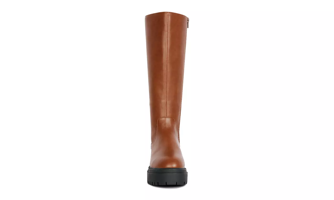 London Rag Axle Knee Lug Sole Boots