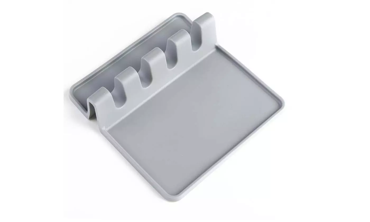 Silicone Spoon Rest with Drip Pad-Comes In 4 Colors