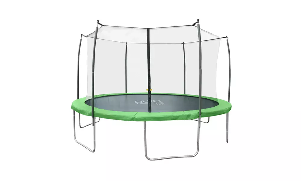 Pure Fun Dura-Bounce 12ft Trampoline with Enclosure - Primary Image