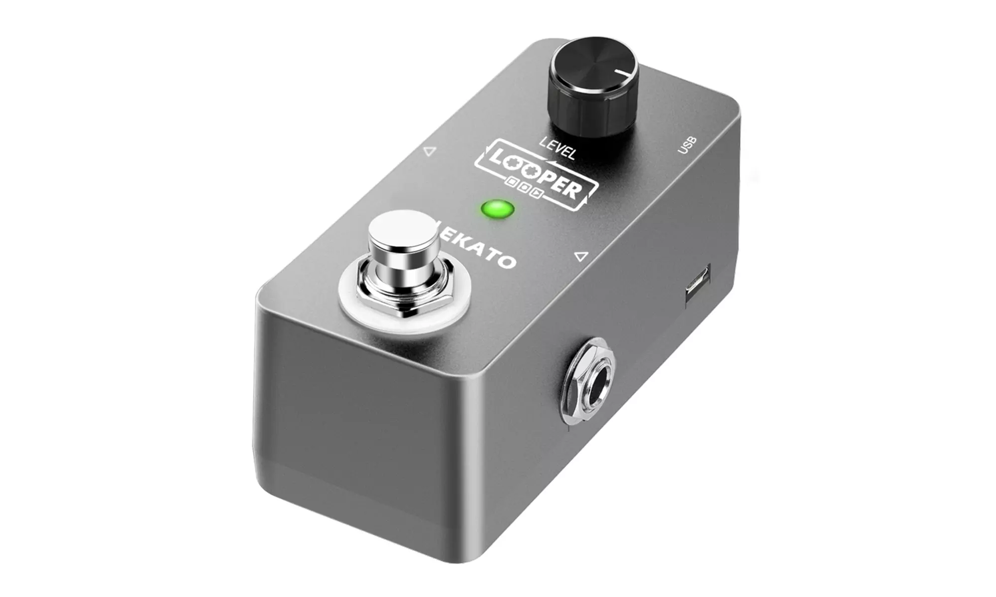 LEKATO Looper Guitar Effect Pedal Loop Station Looping Unlimited Overdubs 5 min - Primary Image