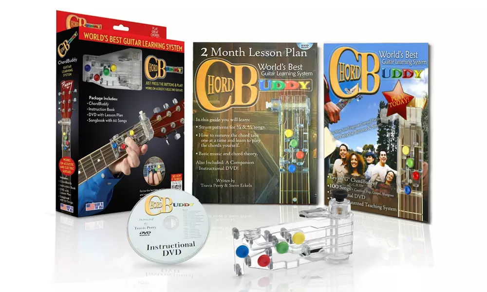 Shark Tank's ChordBuddy Guitar Learning System with Optional Tuner - Second Medium