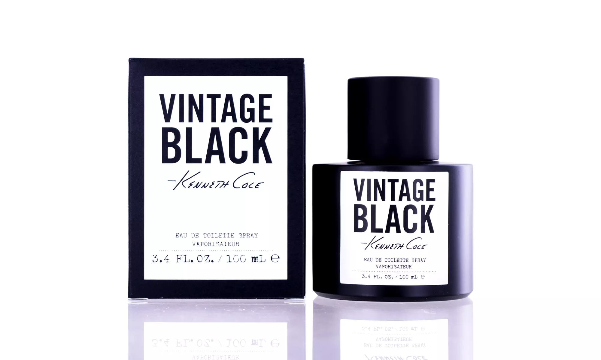 Kenneth Cole Vintage Black for Men by Kenneth Cole Eau De Toilette spray 3.4 Oz - Second Medium