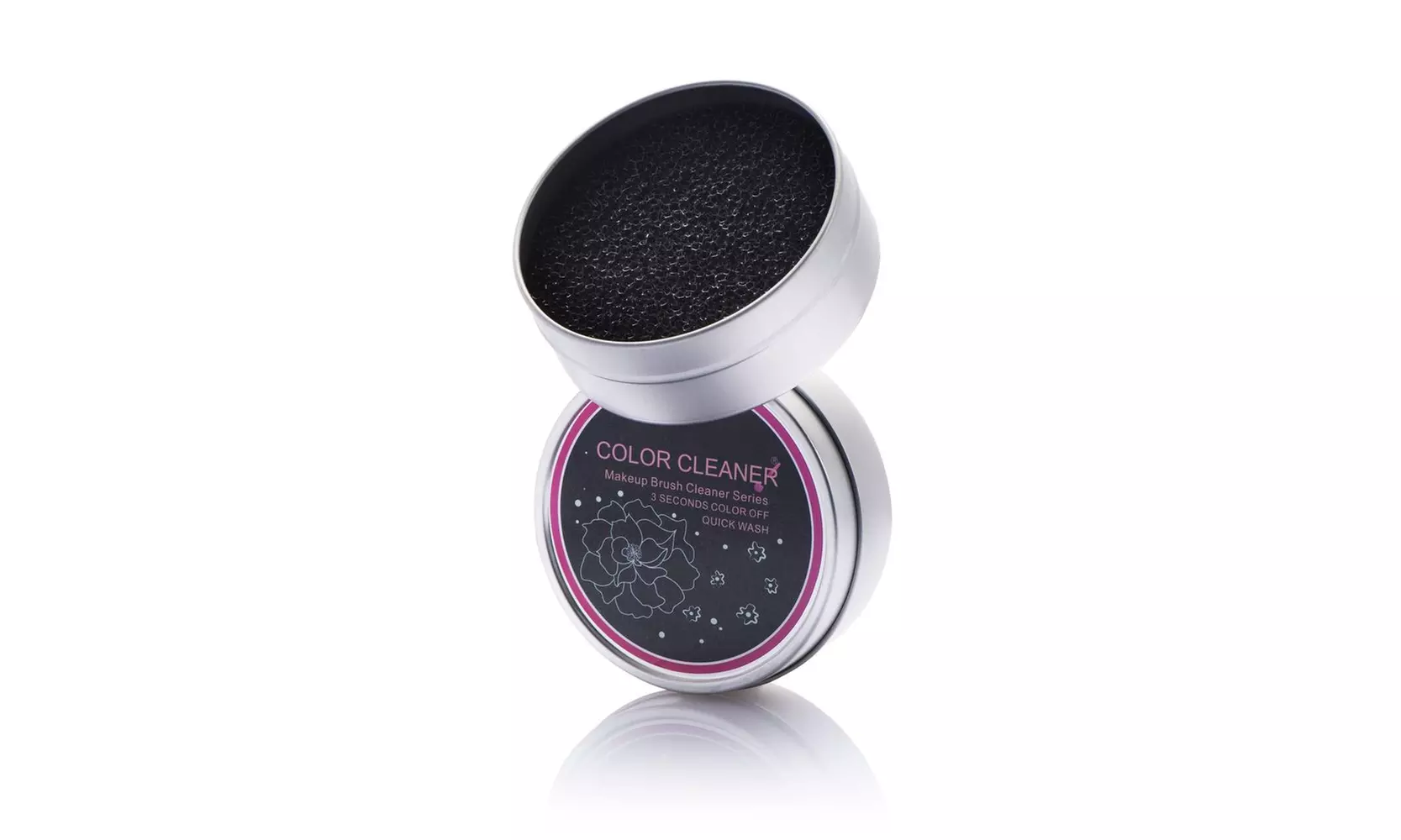 Zodaca Makeup Remover Brush Color Clean Sponge Tool Cleanser Box - Primary Image