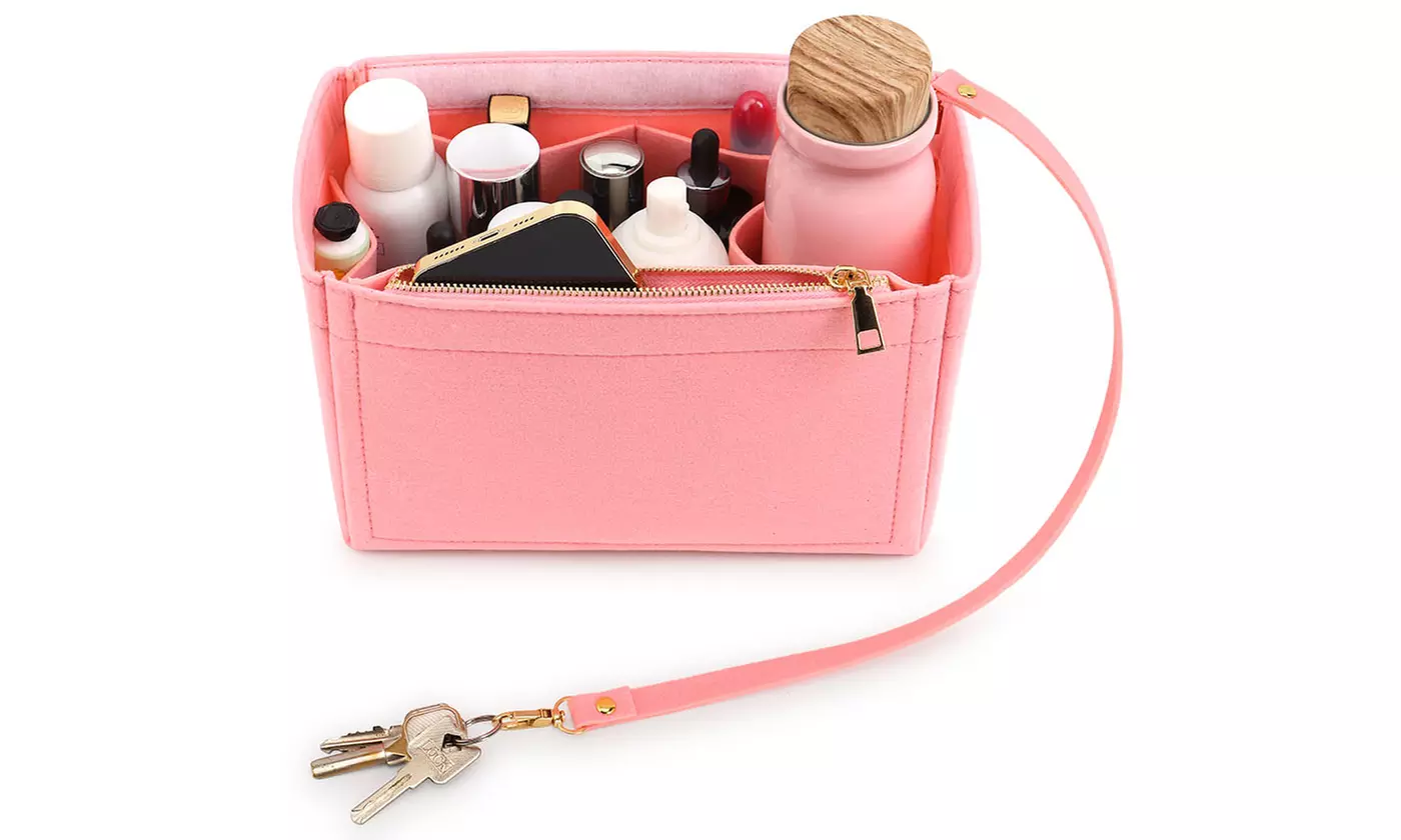 Multi Pocket Felt Handbag Organizer Insert for Tote - Multiple Sizes