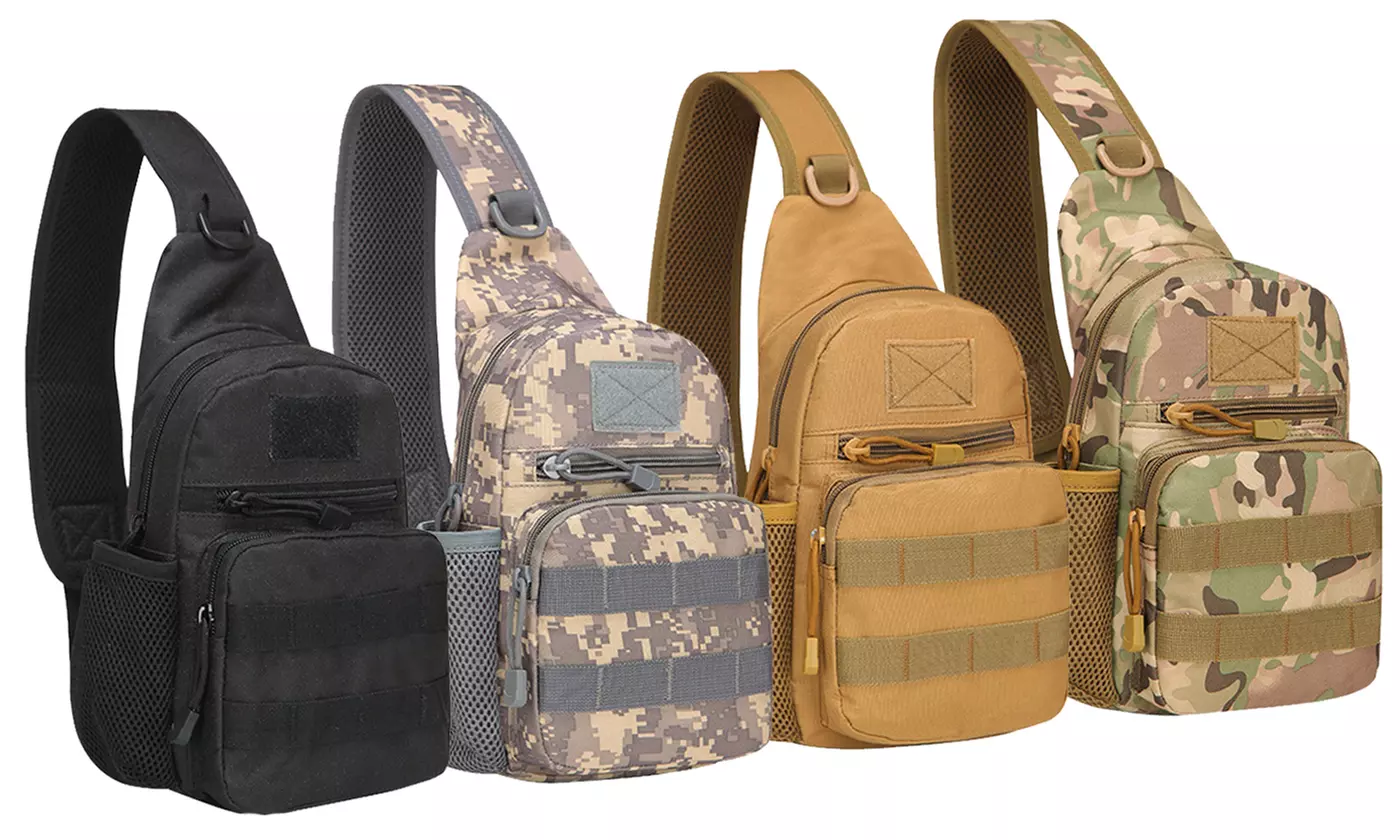 Backpack Molle Tactical Sling Chest Bag Assault Pack Messenger Shoulder Bag - Primary Image