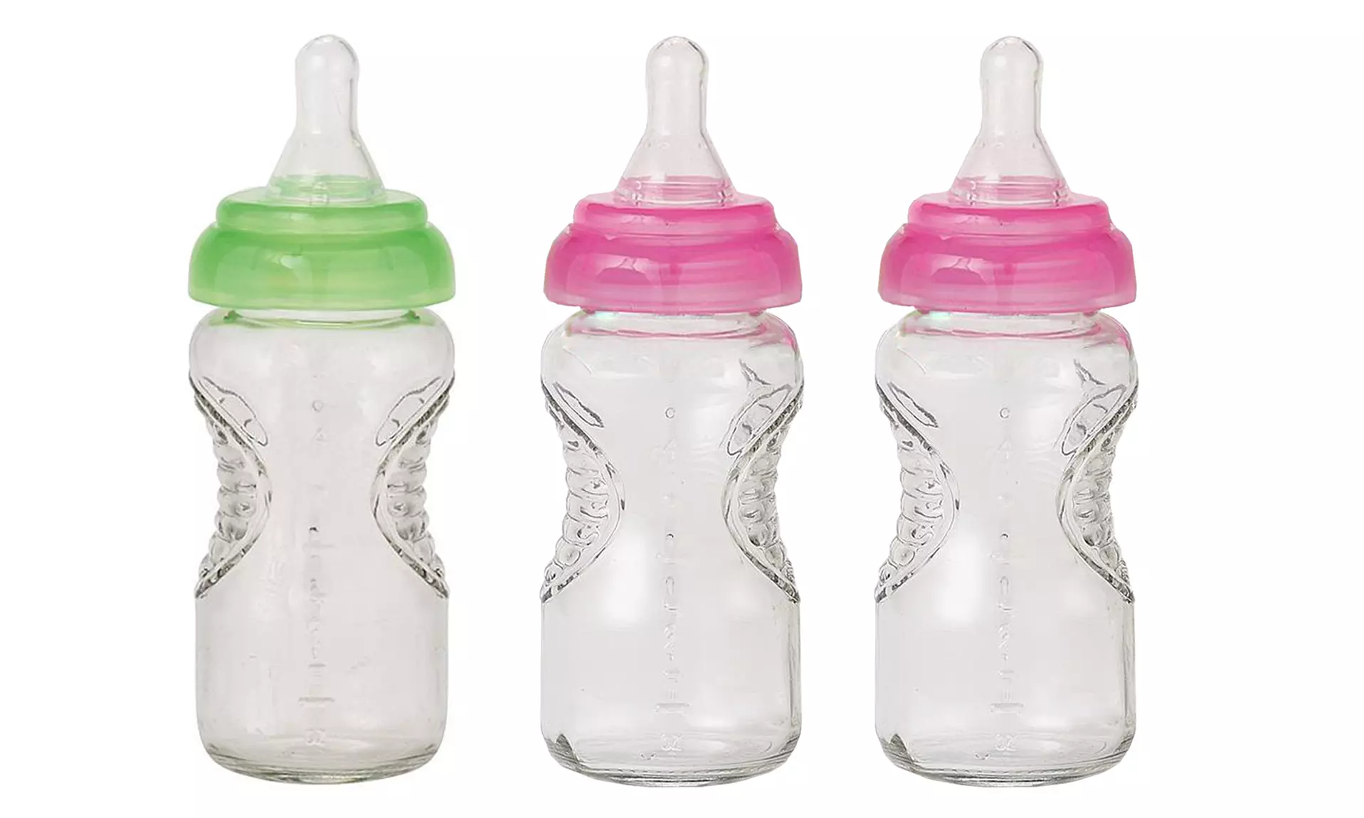 Munchkin Tempered Glass Baby Bottles - 3 Pack - Second Medium