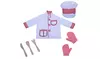 Chef Role-Play Costume Play Set With Realistic And Functional Accessories