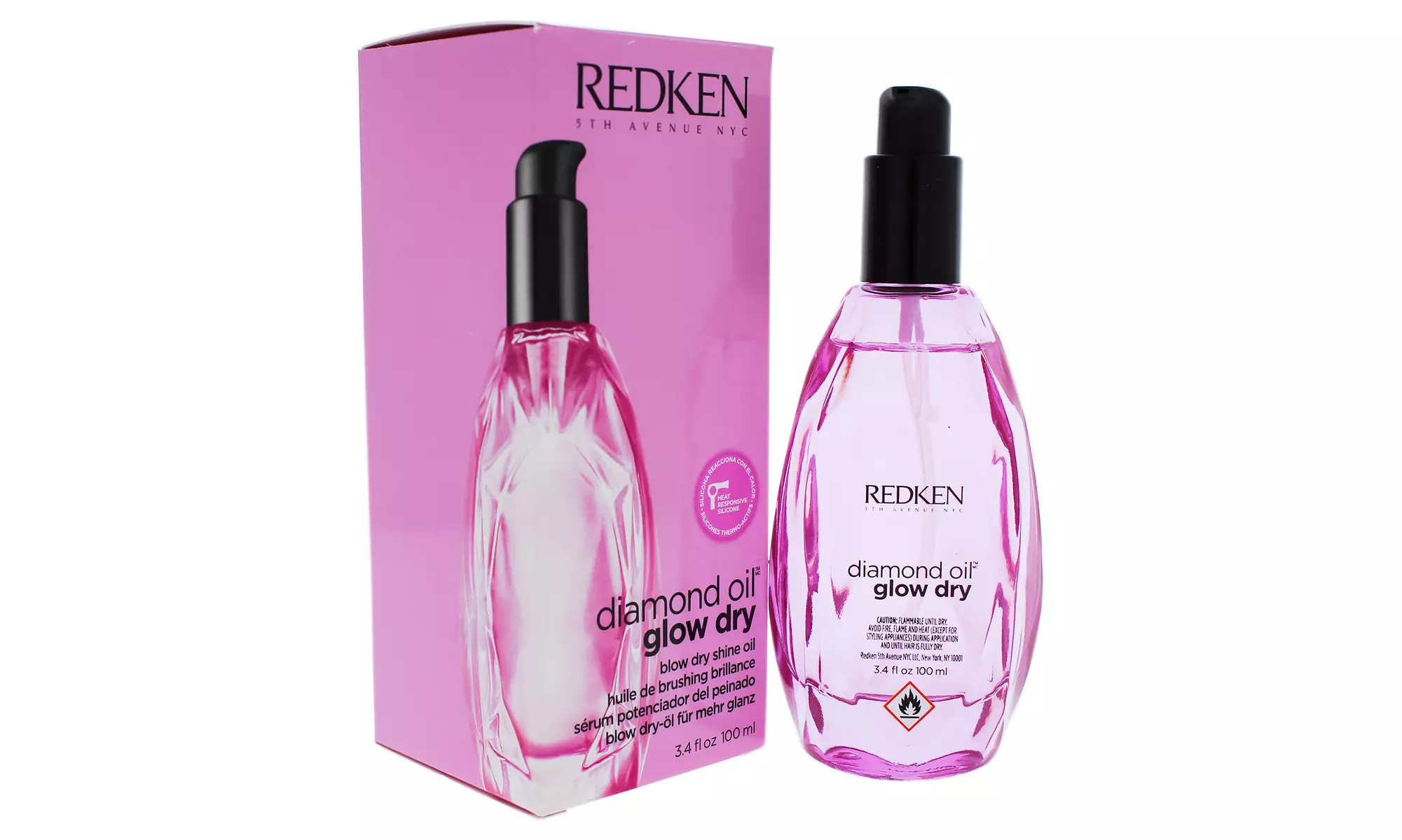 Redken Diamond Oil Glow Dry Shine Oil Serum - Primary Image