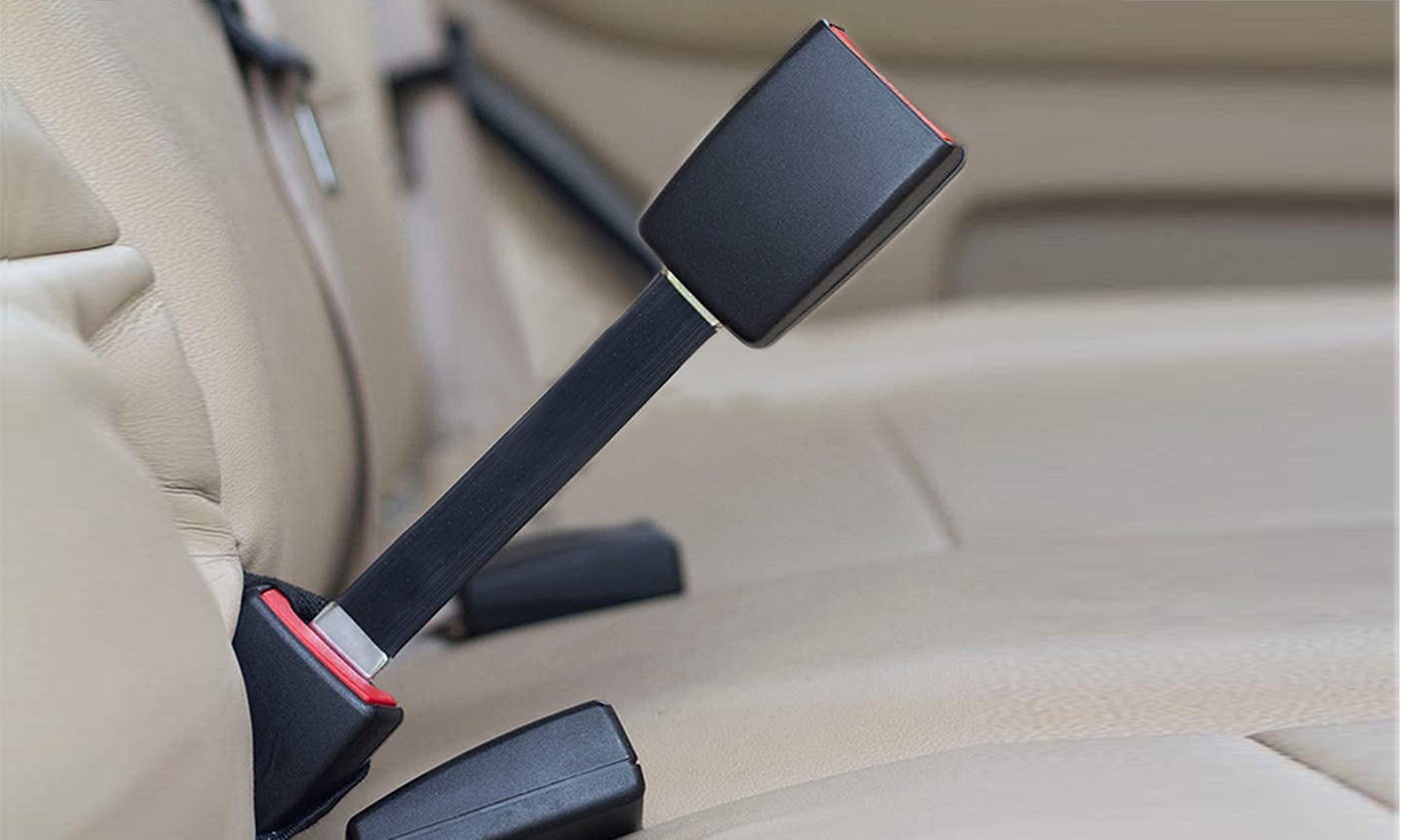 iMounTEK 2-Pack Universal 9" Car Seat Belt Extenders for Comfort & Safety
