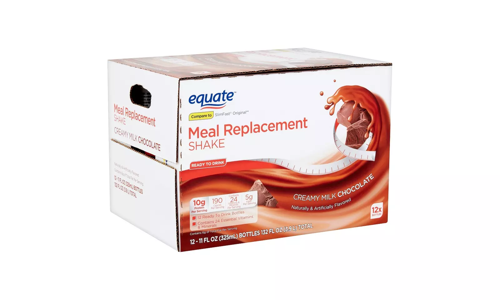 Meal Replacement Shake, Creamy Milk Chocolate, 11 fl oz, 12 Count - Primary Image