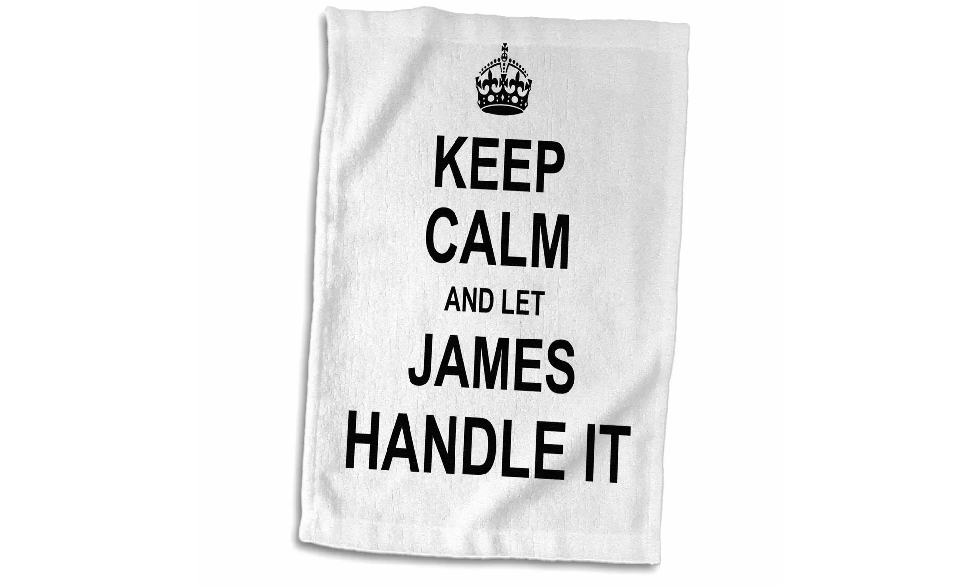  Towel - Keep Calm and Let James Handle it - funny personal name  - Primary Image