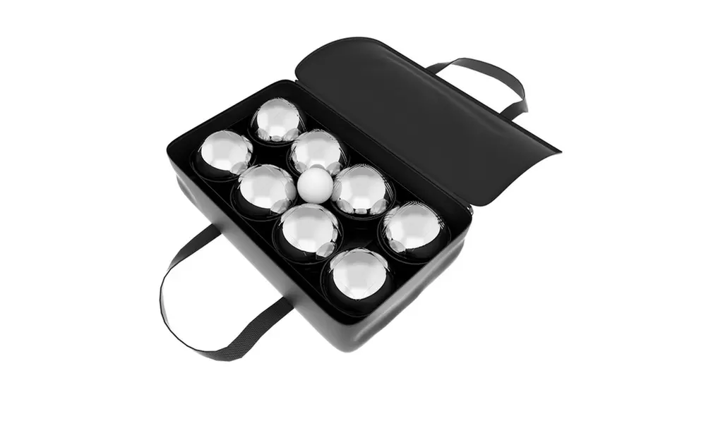 Petanque/Boules Set for Bocce and More with 8 Steel Balls, Cochonnet, and Case - Second Medium