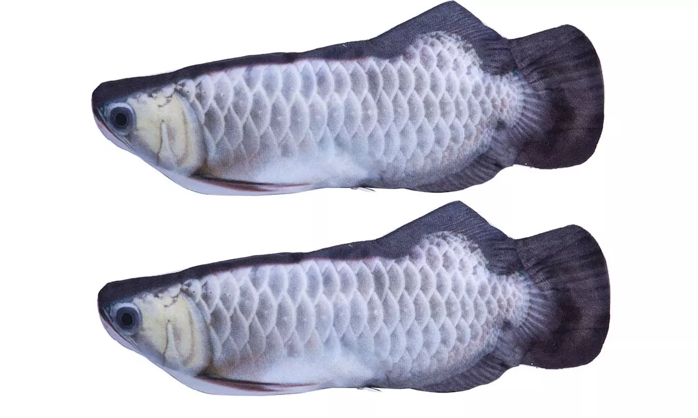 Electric Moving Fish Cat Toy Realistic Flopping Wagging Fish Cat Toy