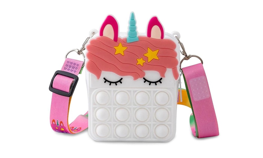 Up To 77% Off on Unicorn Pop It Purse Mini For... | Groupon Goods