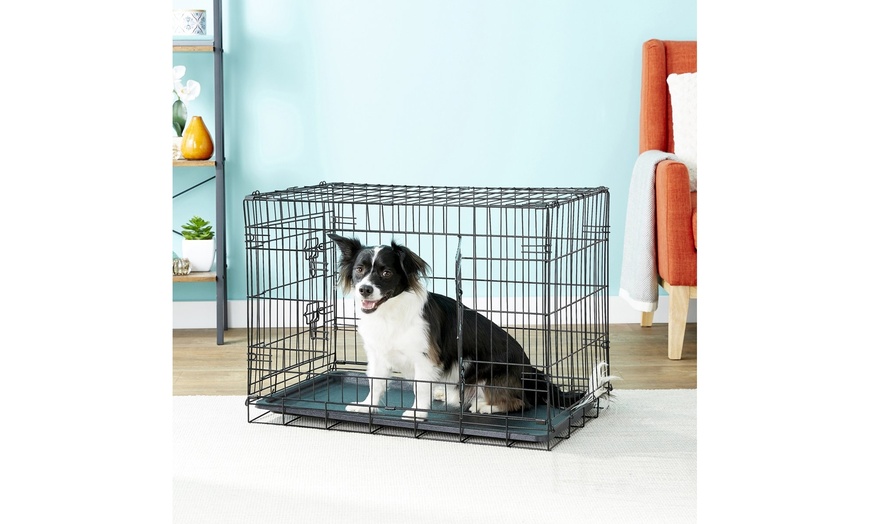 Up To 69% Off on Paws & Pals Dog Crate with Do... | Groupon Goods