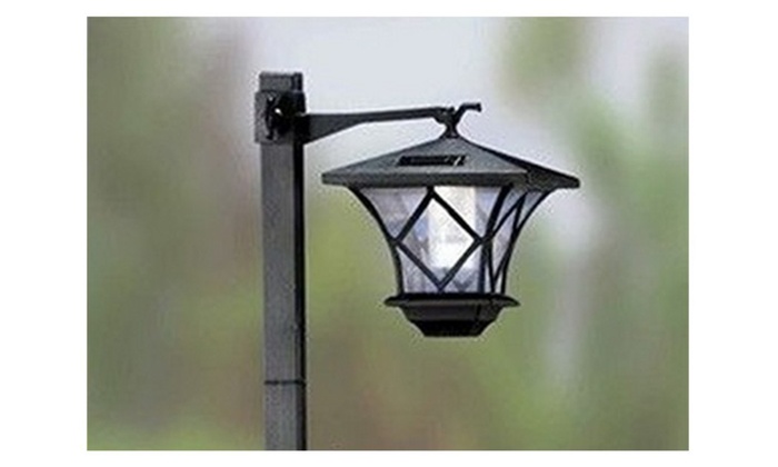 Modern Home Solar LED Street Lamp Post | Groupon