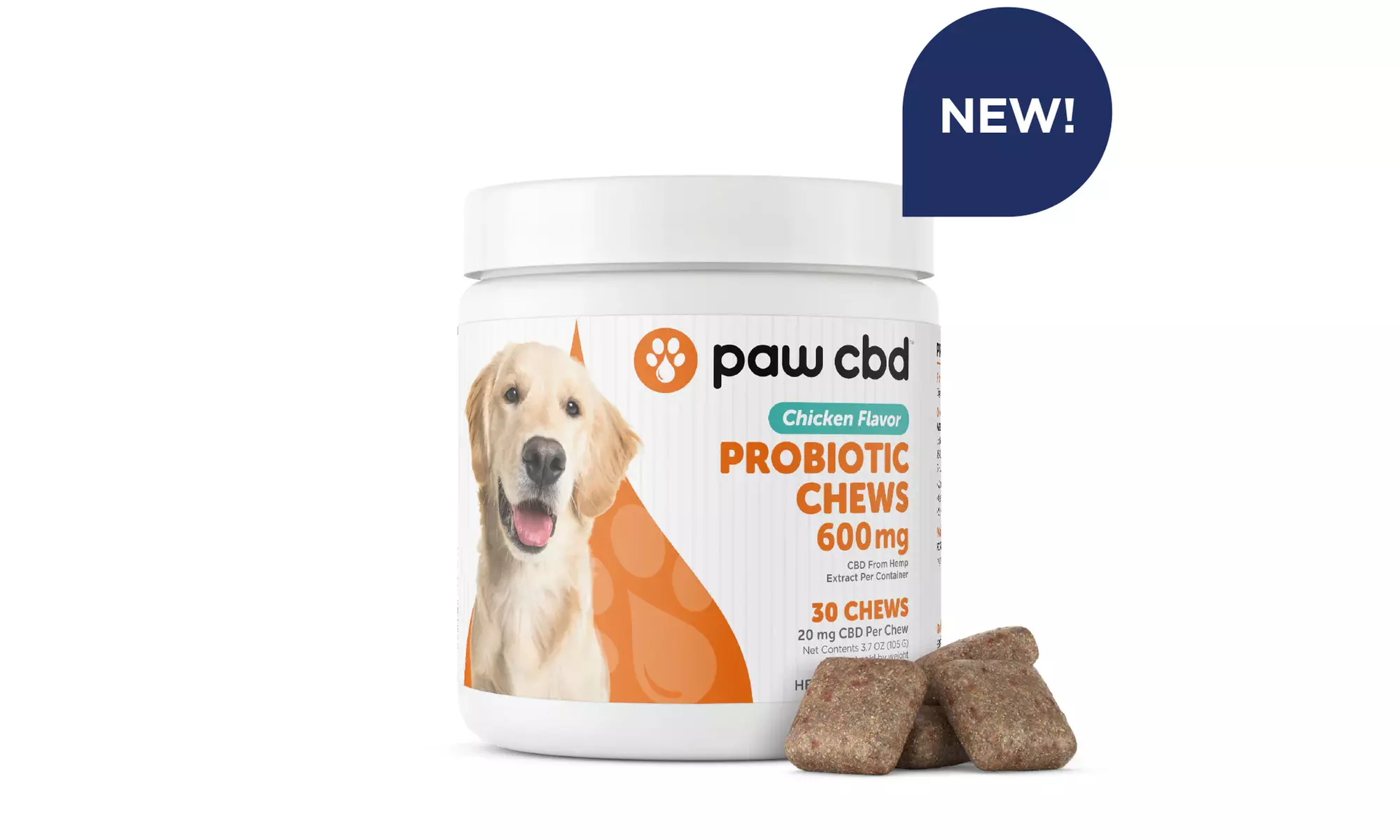 CBD Hip & Joint Dog Soft Chews For Enhanced Mobility 600MG from cbdMD