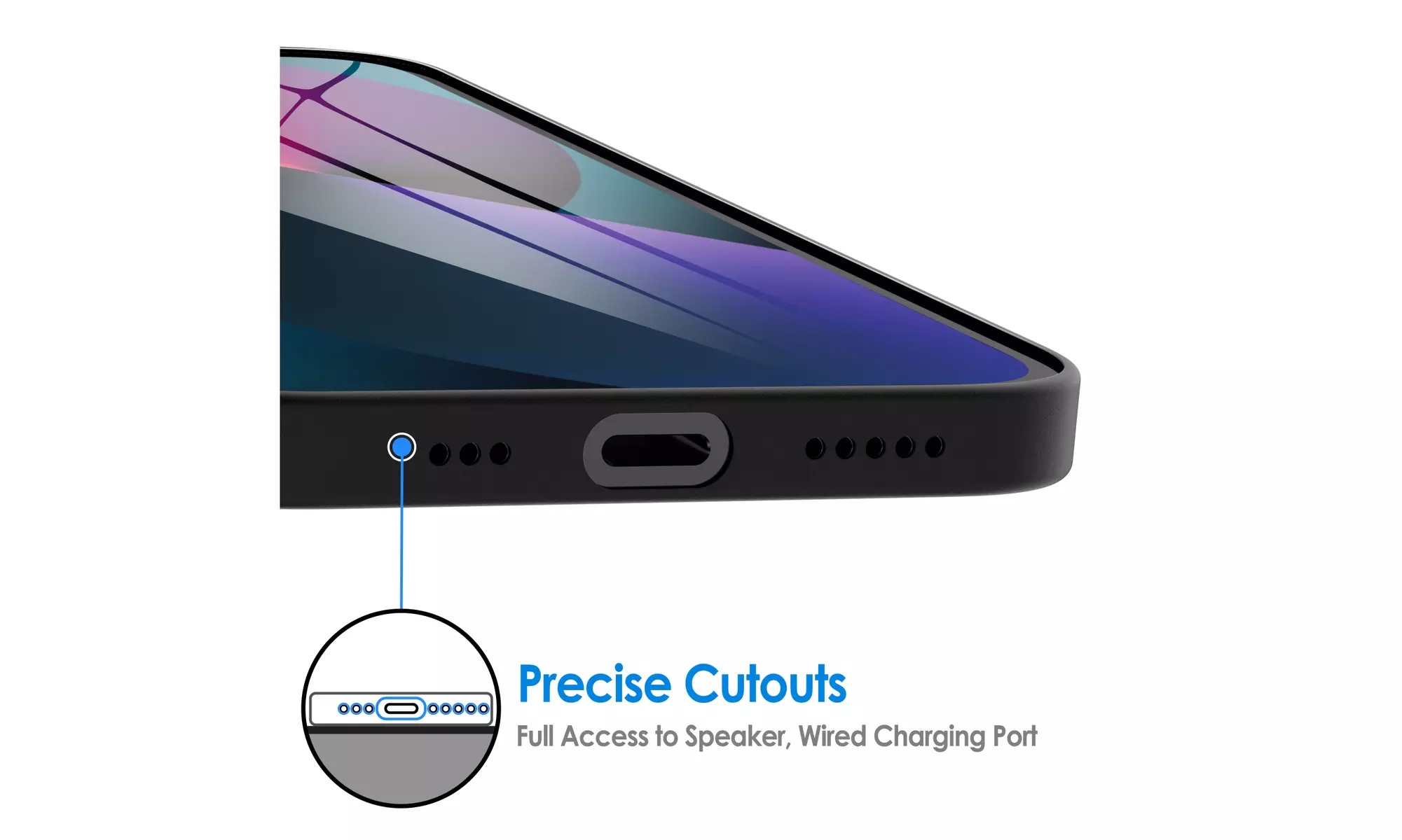 Ultra Slim Matte Case for iPhone 13, Camera Lens Full Protection Hard Thin Cover