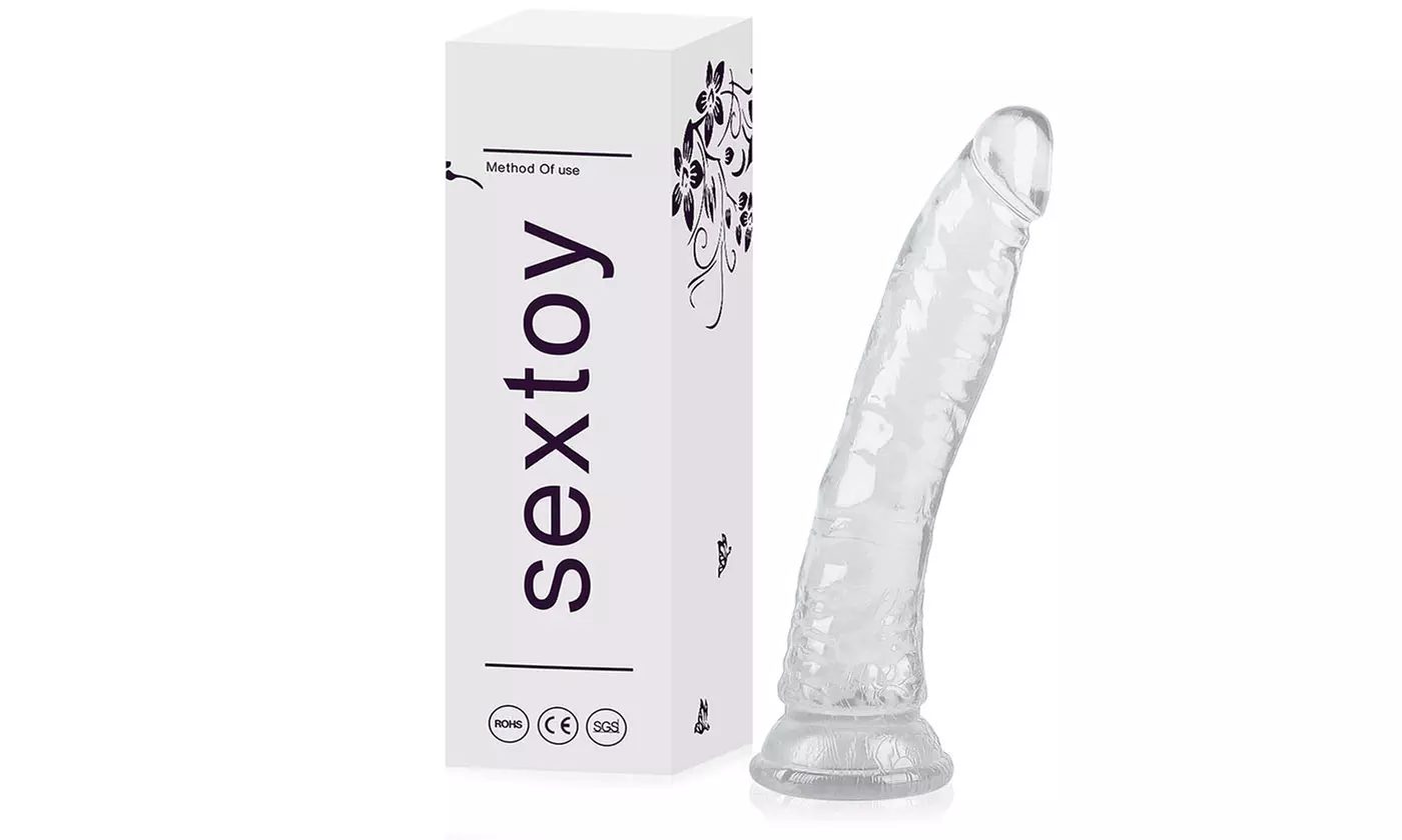 7 Inch Realistic Dildo with Suction Cup Soft Silicone Penis G-spot Prostate Play