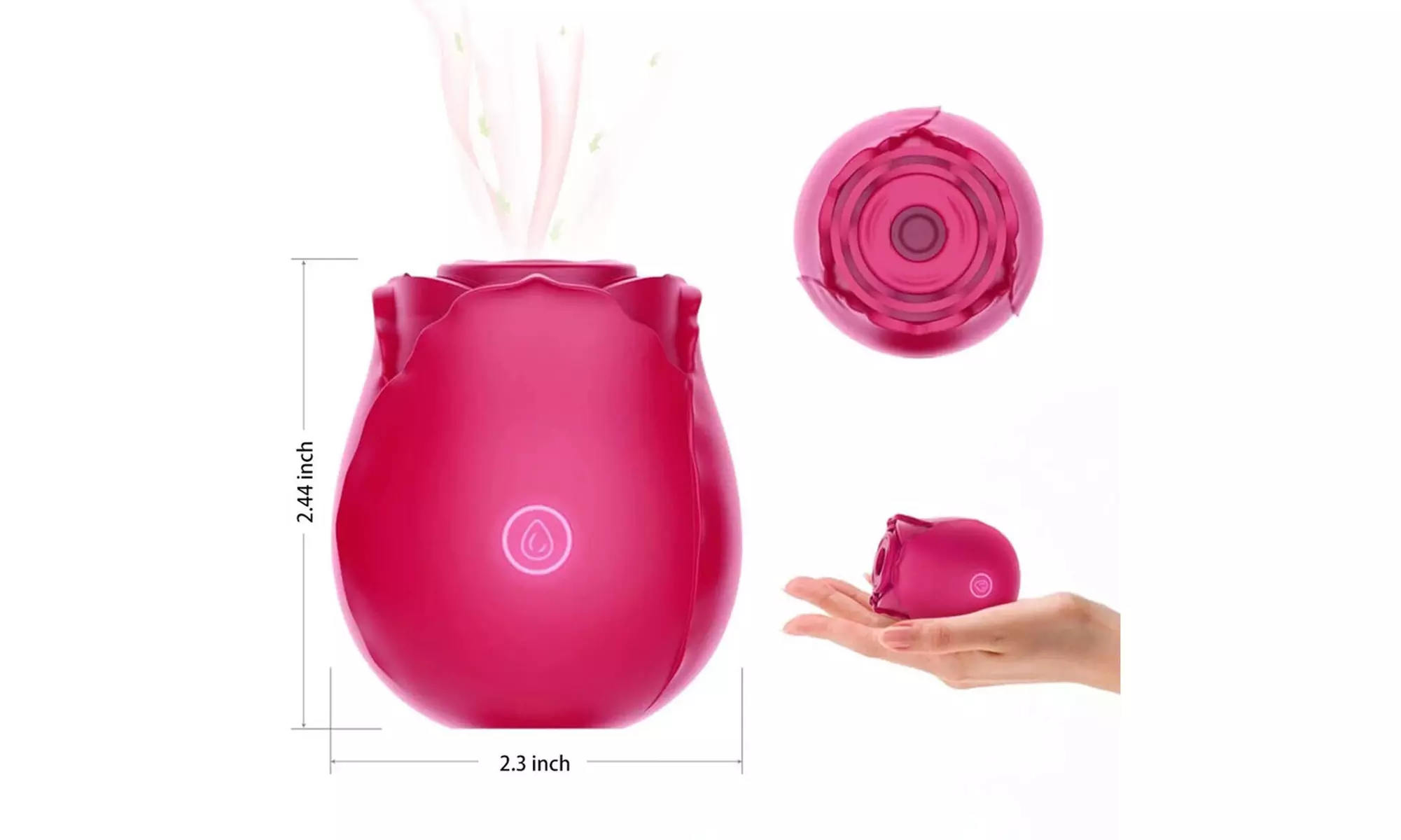 Up To 82% Off on Rose Shape Vibrator 10-Speed ... | Groupon Goods