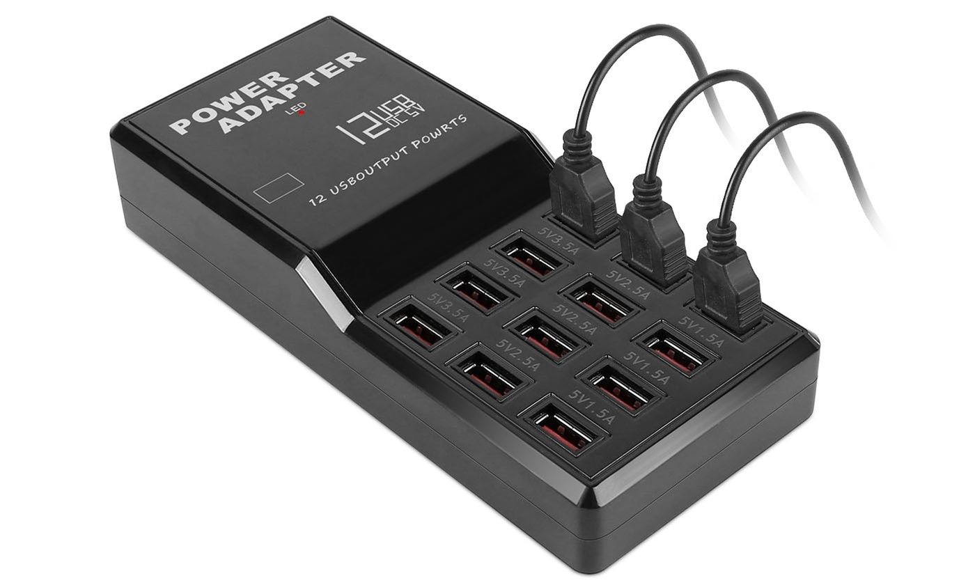 iMounTEK 12-Port 60W USB 3.0 Fast Charge Hub & Charging Station