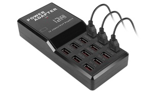 iMounTEK 12-Port 60W Fast Charge Charging Station Hub Multi-Port USB 3.0 Charger