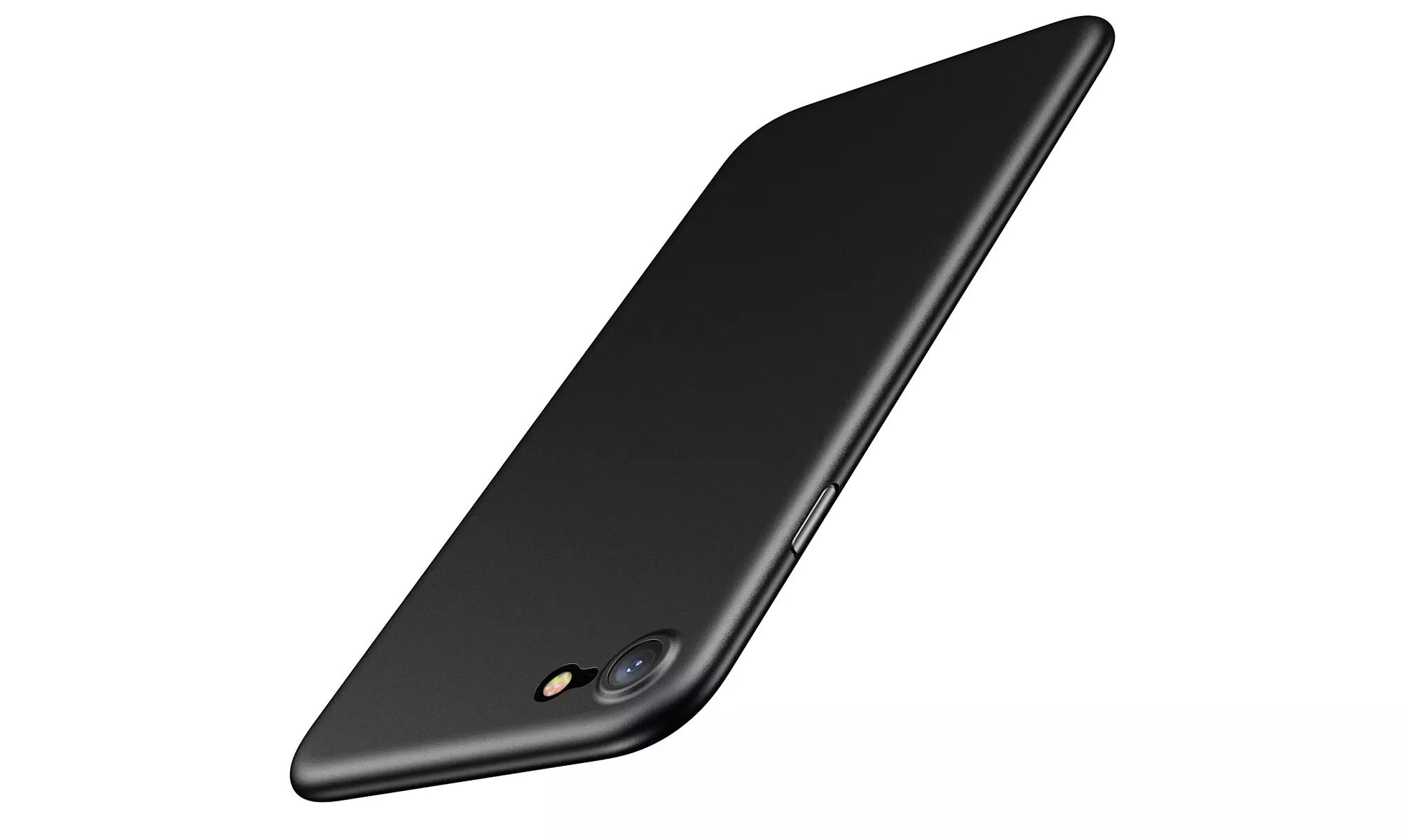 Ultra Slim Matte Hard Case for iPhone 8/7/SE 3/2, Camera Lens Cover Protection - Primary Image