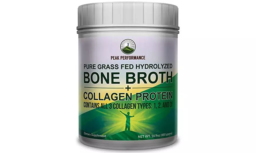 Hydrolyzed Bone Broth Collagen Protein by Peak Performance, 1.3 lbs - Primary Image