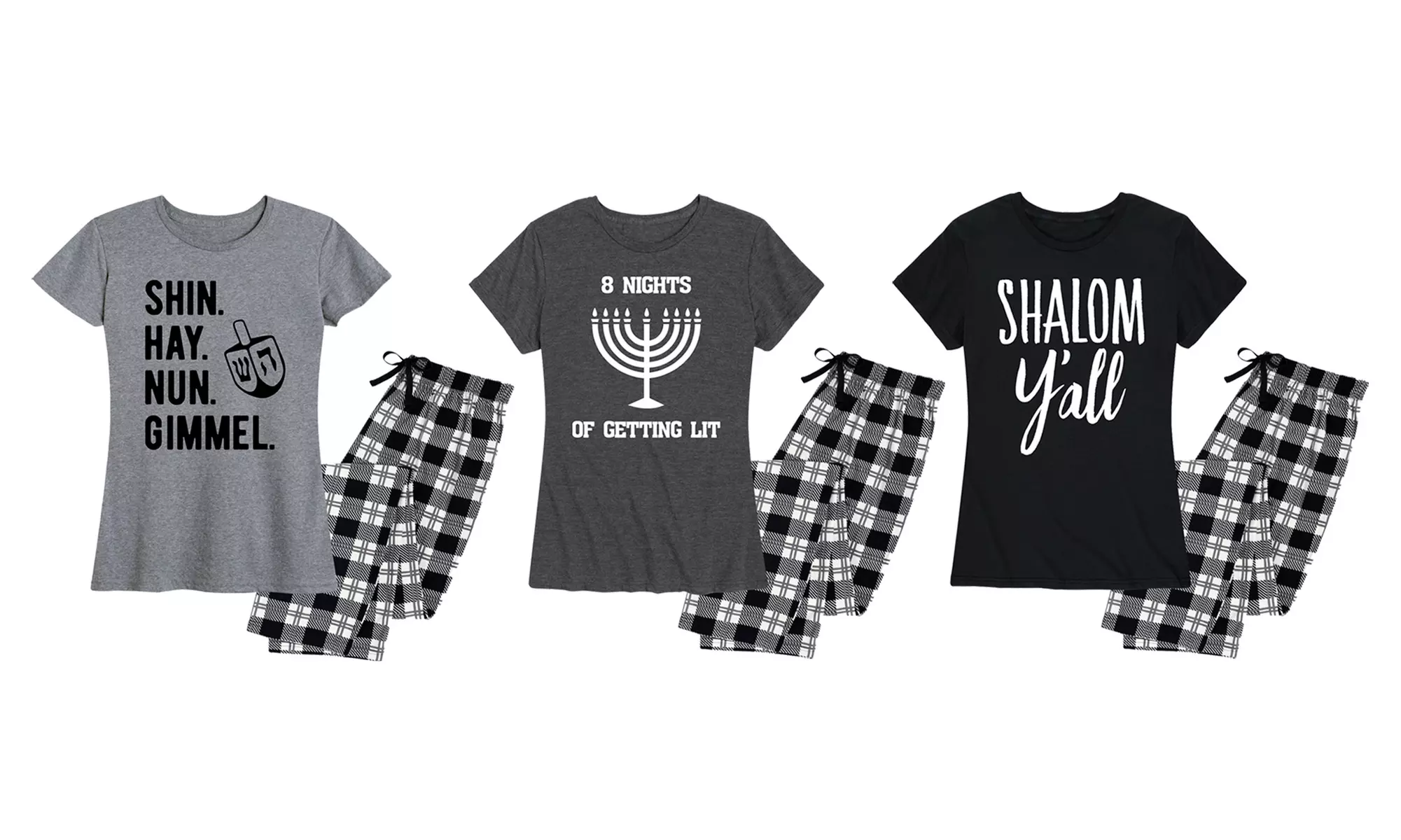 Nap Chat: Shalom Y'all Women's Pajama Sets - Primary Image