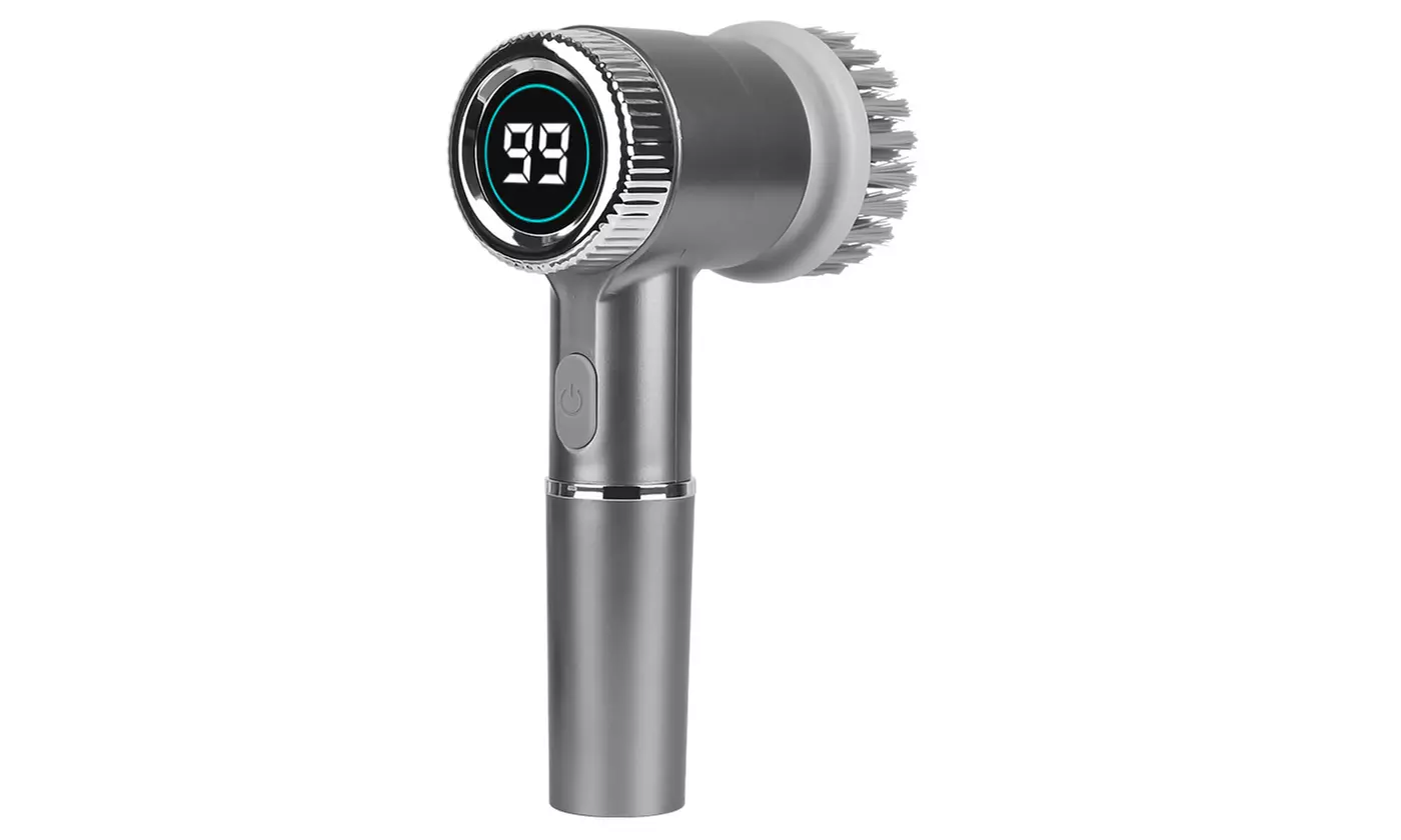 NewHome Electric Spin Scrubber: Cordless with 5 Brush Heads & 3 Speed Settings