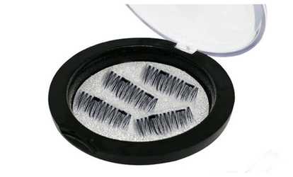 image for Magnetic False Eyelashes Reusable Ultra-Thin 3D Fiber 1 Set (2 Pairs)