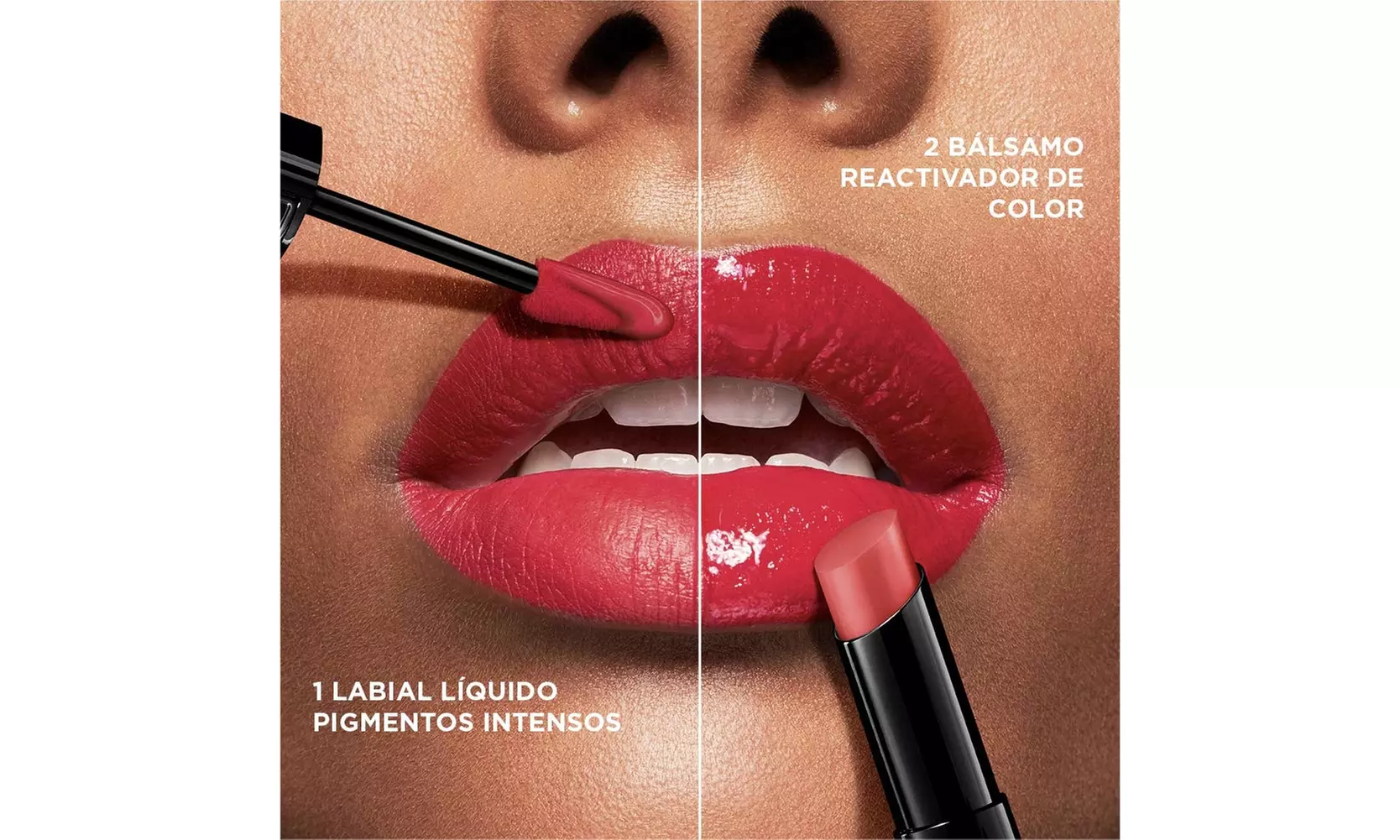 L'Oréal Paris infallible pro last 2 step lipstick never ending nutmeg - Second Medium