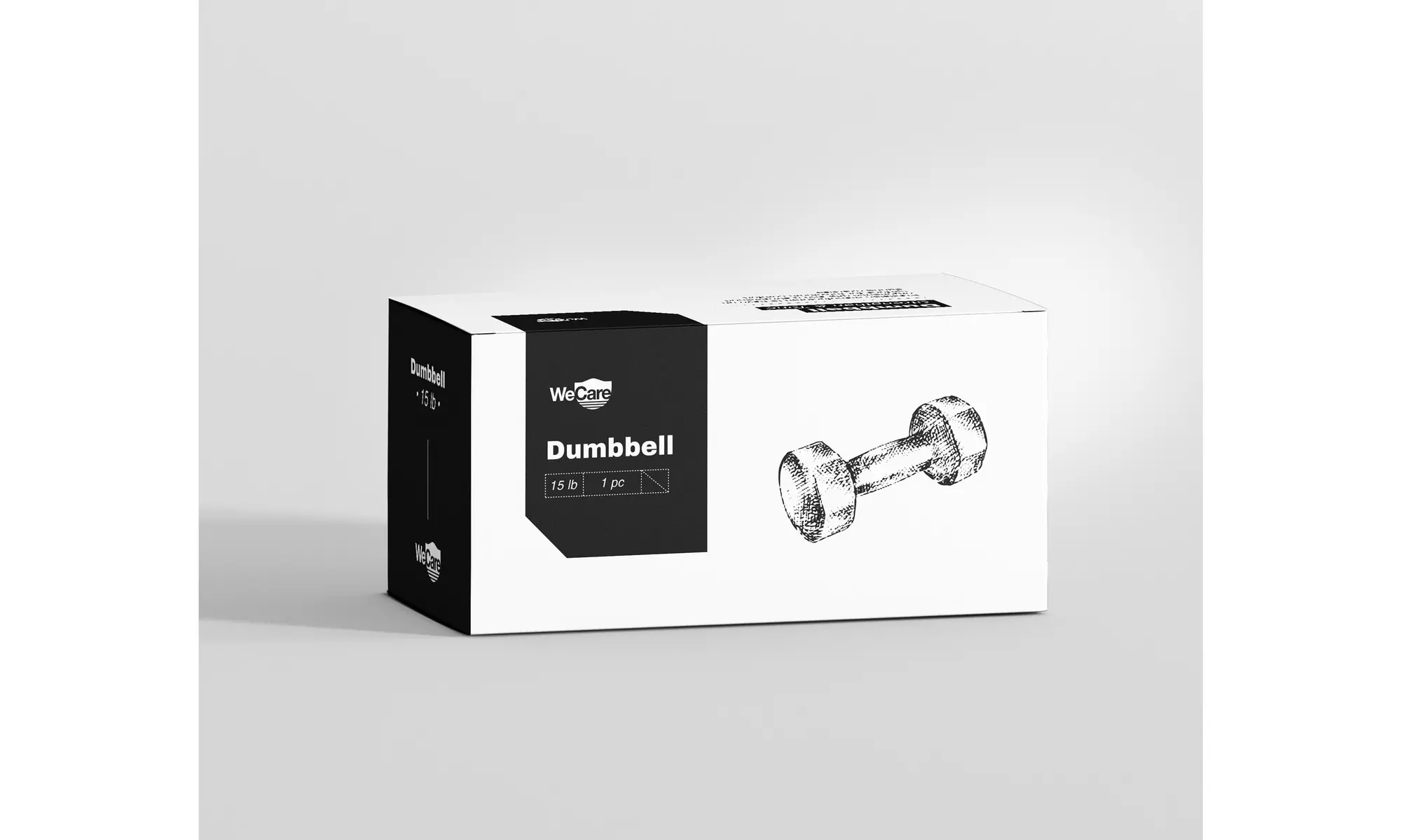WeCare Neoprene Coated Dumbbells for Non-Slip Grip (Set of Two)