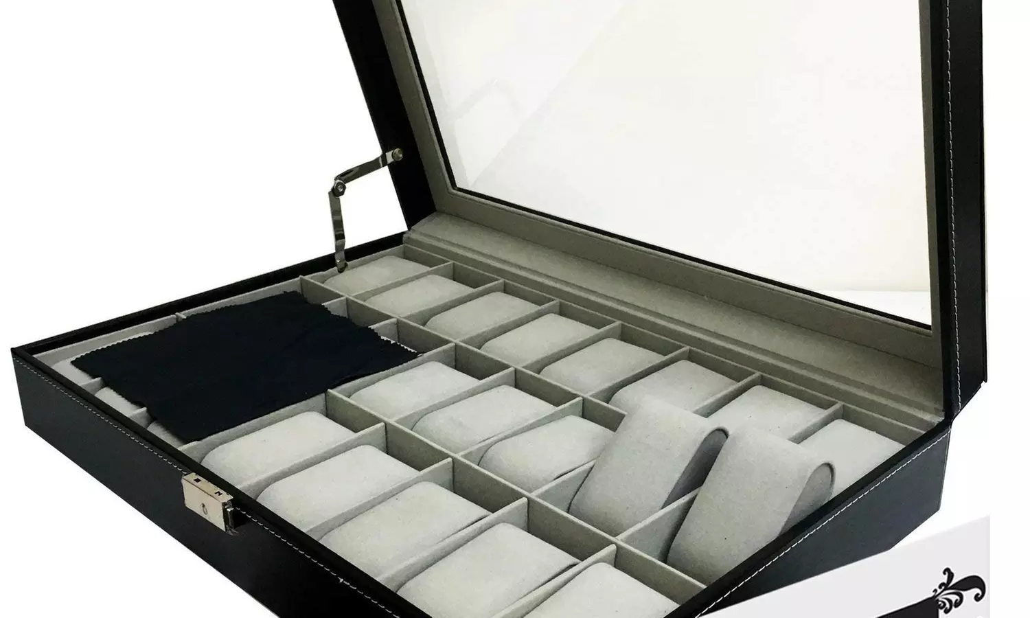 Premium 24 Slots Watch Box Organizer Pillow Cases - Primary Image