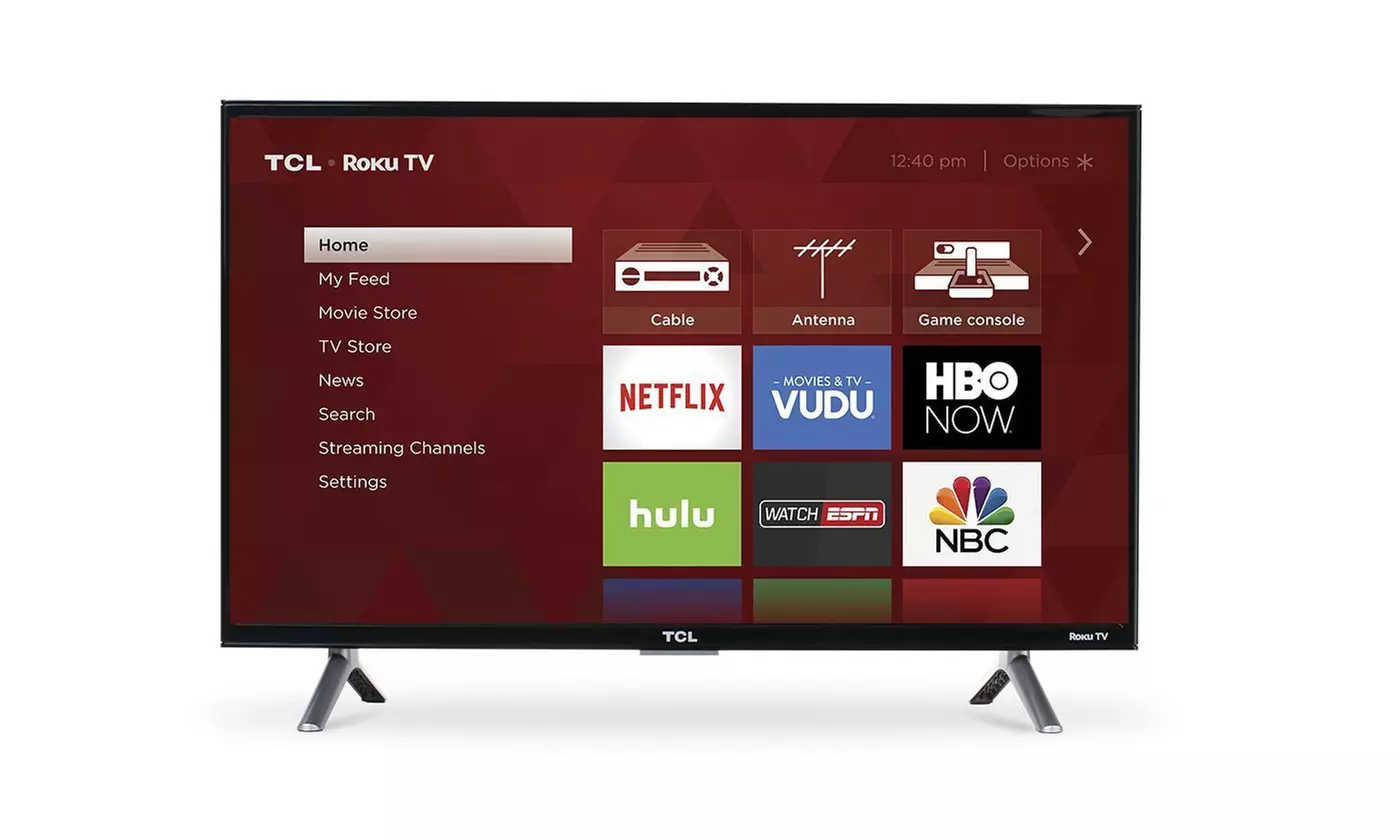 TCL 28-Inch 720p Roku Smart LED TV (2017 Model) - Primary Image