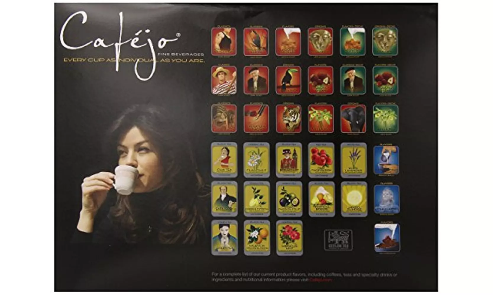 Cafejo K-CJT-CVP-1-50 Tea Variety Pack K-Cups for Keurig Brewers - Primary Image